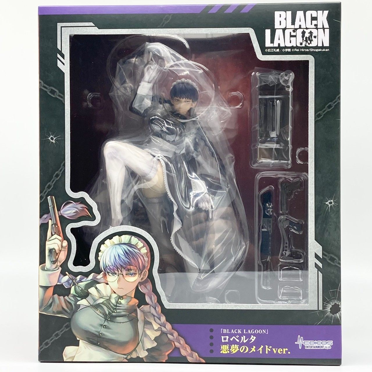 【未開封】メディコス BLACK LAGOON ロベルタ 悪夢のメイドVer. 1/7 完成品フィギュア #nn