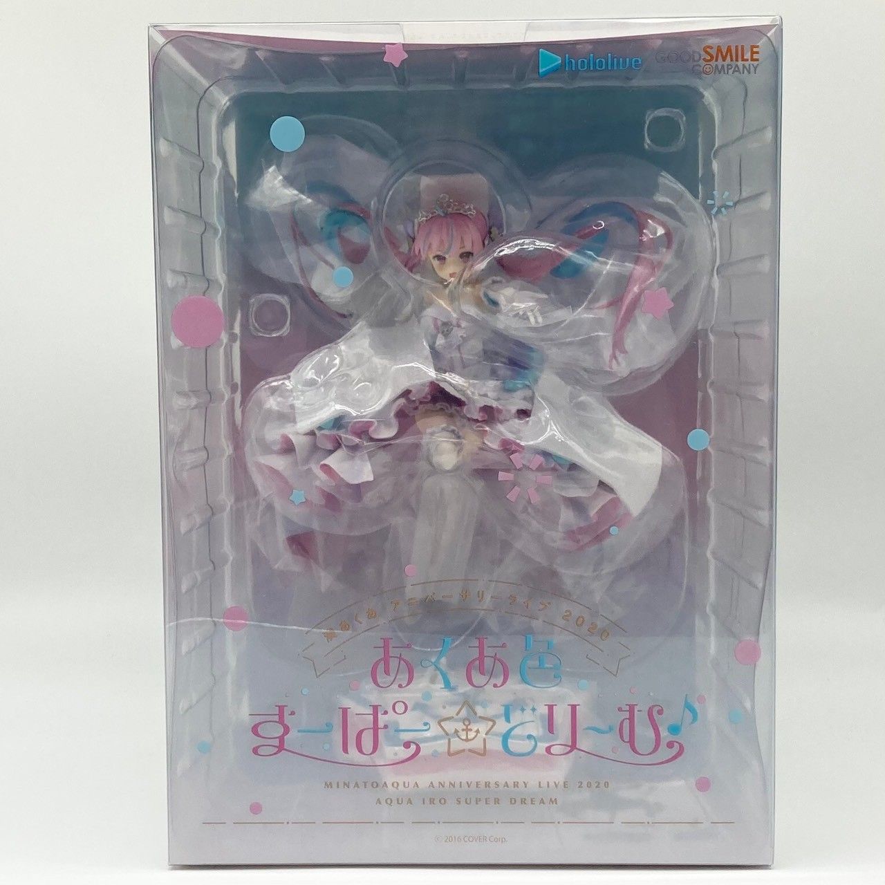 【未開封】ホロライブプロダクション 湊あくあ あくあ色すーぱー☆どり～む♪Ver. 1/7スケール 完成品フィギュア #nn