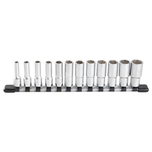 トネ(TONE) ディープソケットセット(6角・ホルダー付) HSBL312 差込角9.5mm(3/8