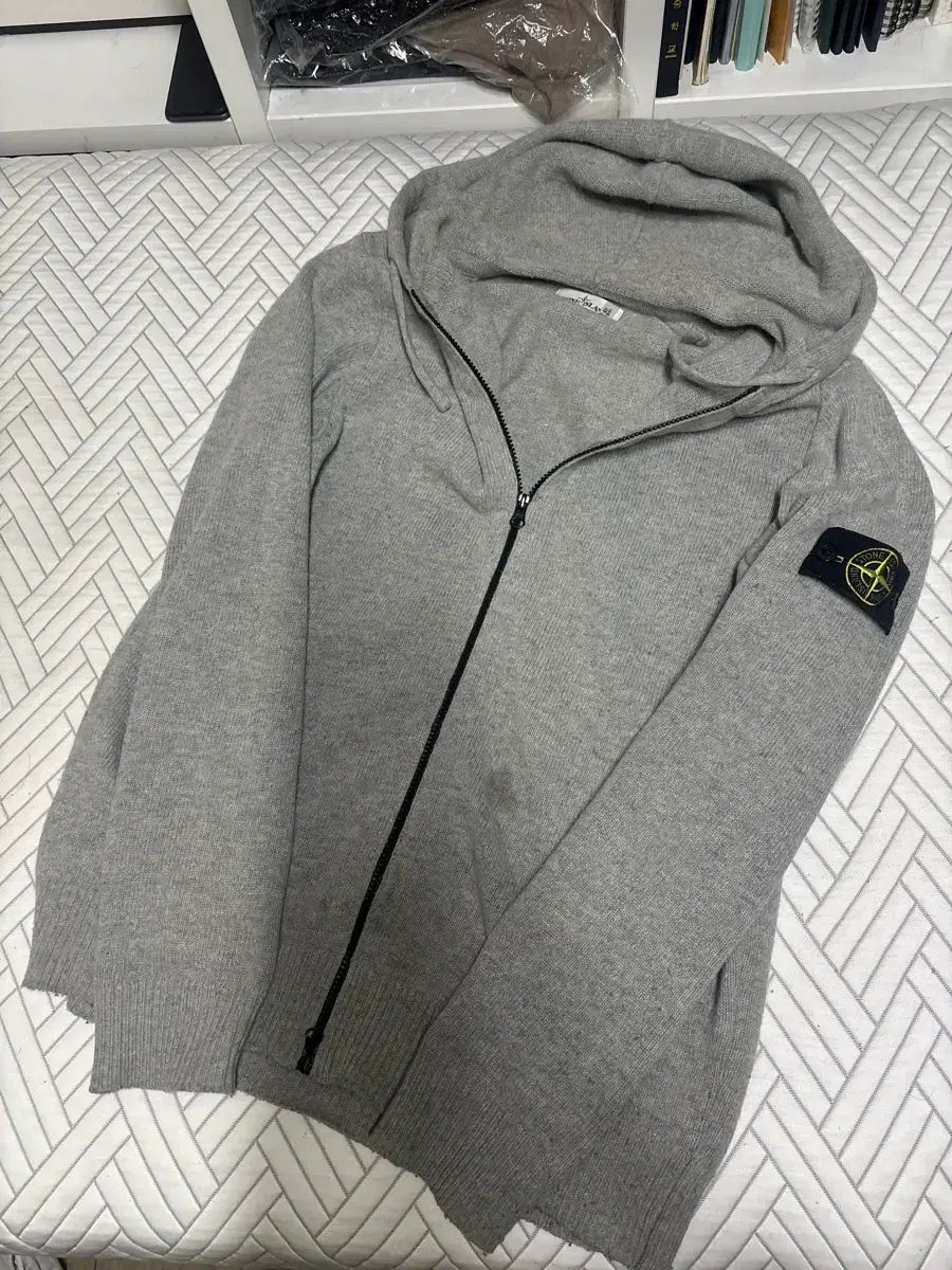 STONE ISLAND ストーンアイランド ニット ジップアップ 21fw 百貨店購入 XL