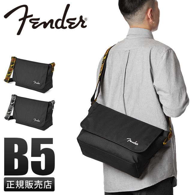 【メーカー正規品】フェンダー ショルダーバッグ メンズ レディース ブランド モノグラムストラップ コーデュラ 斜めがけ 大容量 軽量 Fender 950-6053