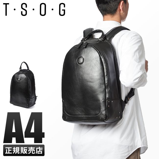 【メーカー正規品】T･S･O･G リュック ビジネスリュック メンズ レディース レザー 本革 撥水 防水 背面ポケット A4 TSOG ティーエスオージー aa22 19,866円
