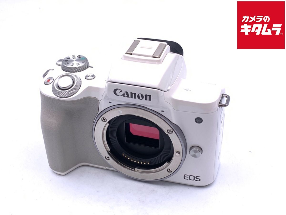 【中古】 【良品】 キヤノン EOS Kiss M ボディ ホワイト
