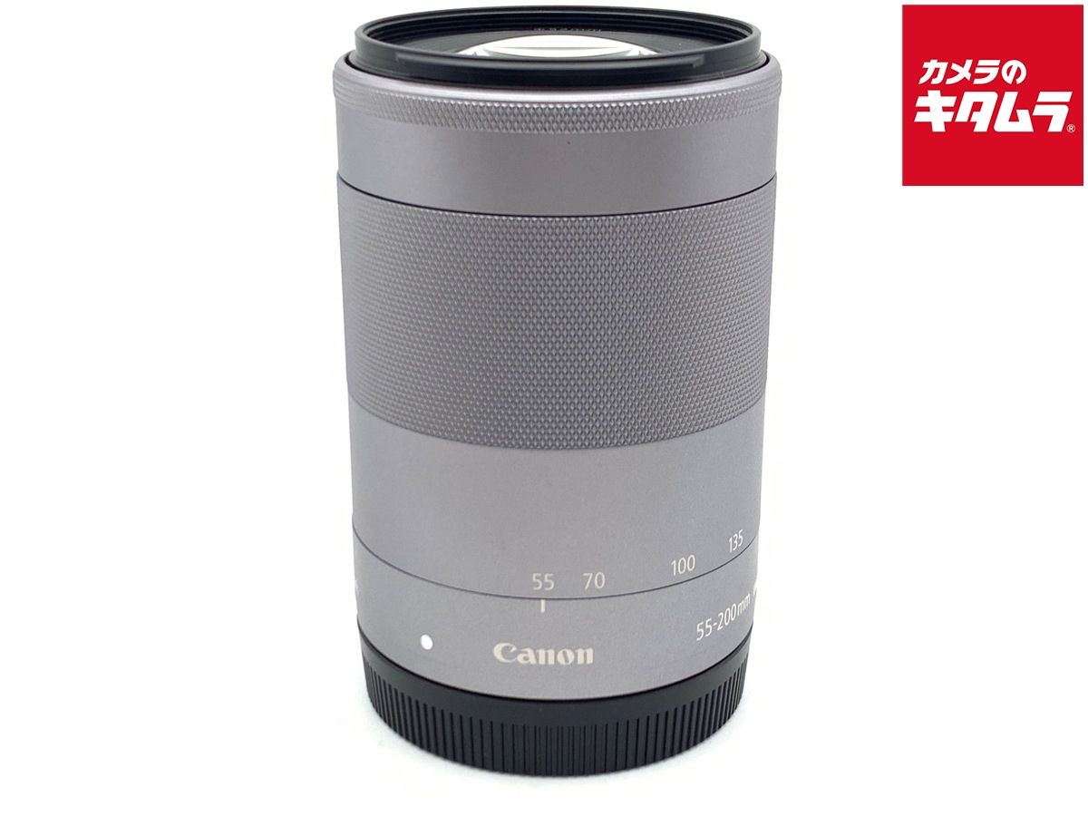 【中古】 【並品】 キヤノン EF-M55-200mm F4.5-6.3 IS STM シルバー