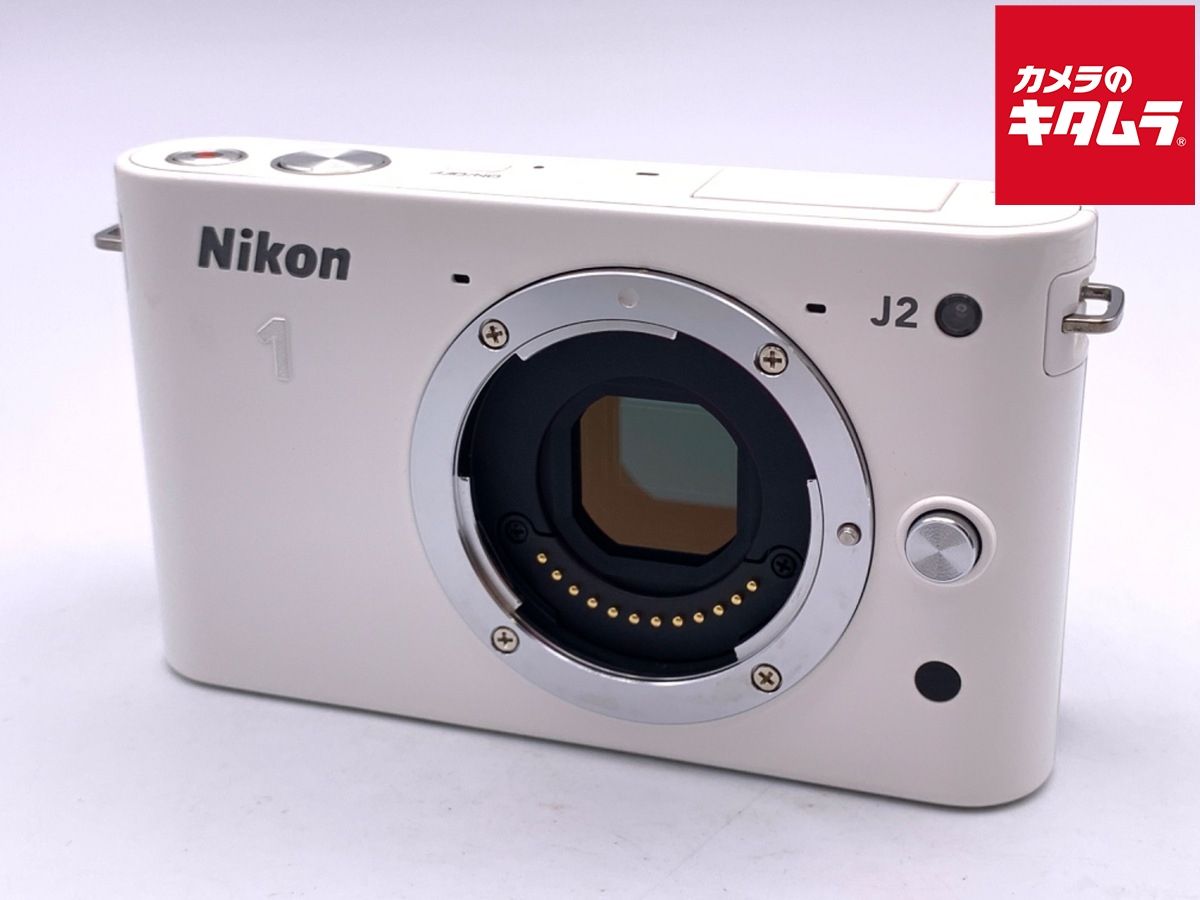 【中古】 【並品】 ニコン Nikon1 J2 ボディ ホワイト