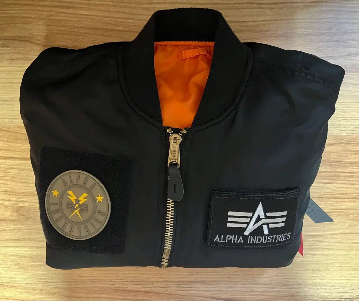 アルファインダストリーズ MA-1 パイロットジャンパー ブラック L サイズ 出品