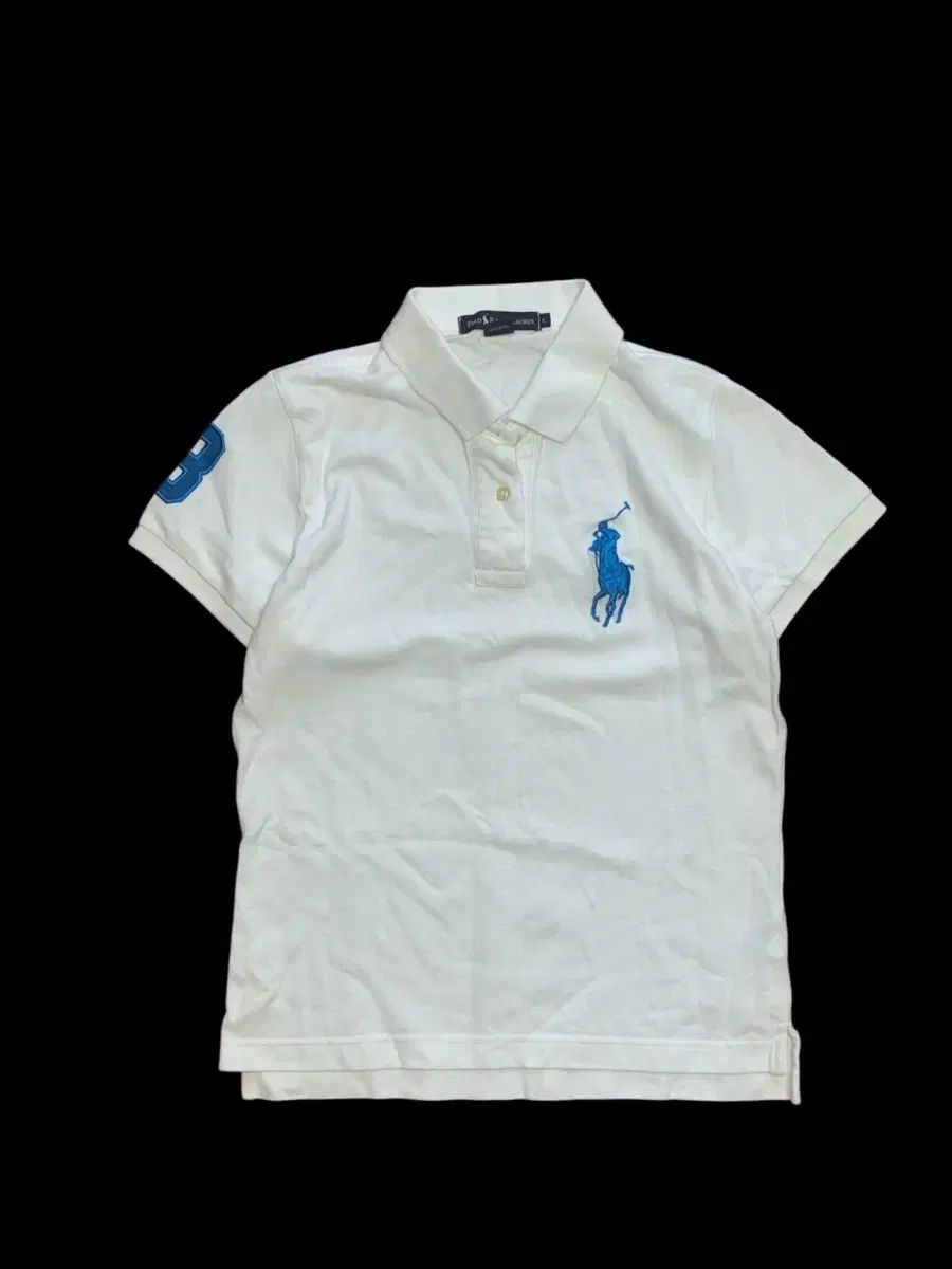 POLO RALPH LAUREN ポロラルフローレン 白 ビックポニー 半袖 カラーTシャツ 6,645円