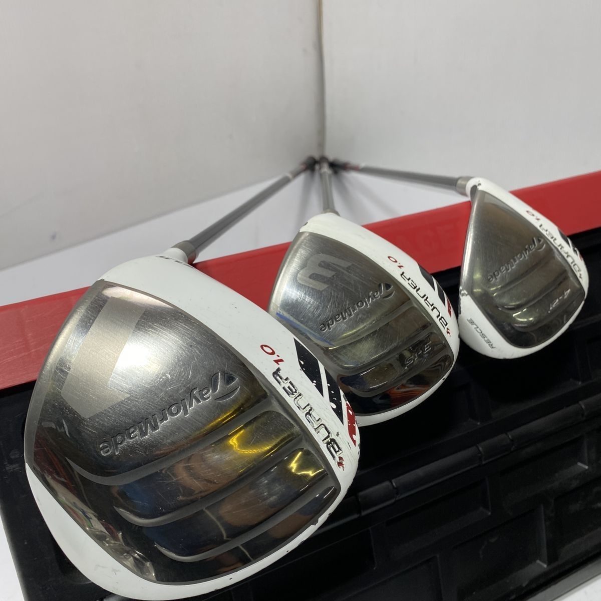 テーラーメイド TaylorMade BURNER 1.0 1w-10.5° / 3w-15° / 4U-21° 男性右利き 純性カーボン flex R BBL0610/大5004