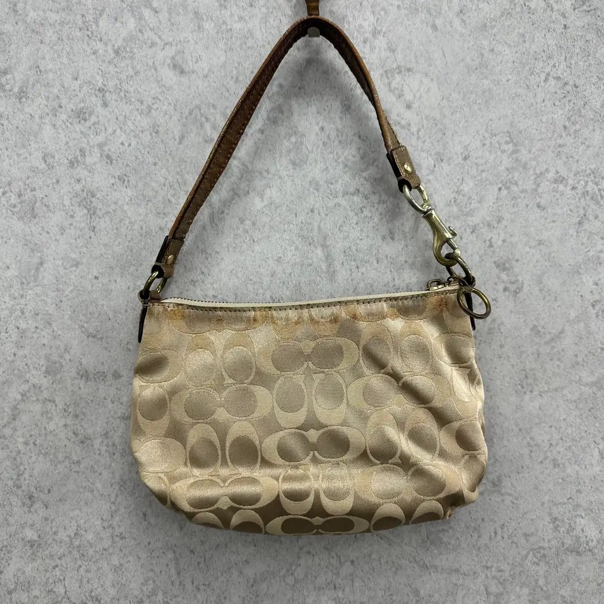OS COACH シーグリ パータン レディース ショルダーバッグ