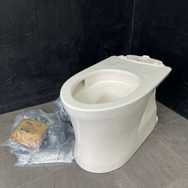 未使用 TOTO 床置床排水大便器ピュアレストQR CS230BHM VR SC1 パステルアイボリー 住宅設備 トイレ/517642在