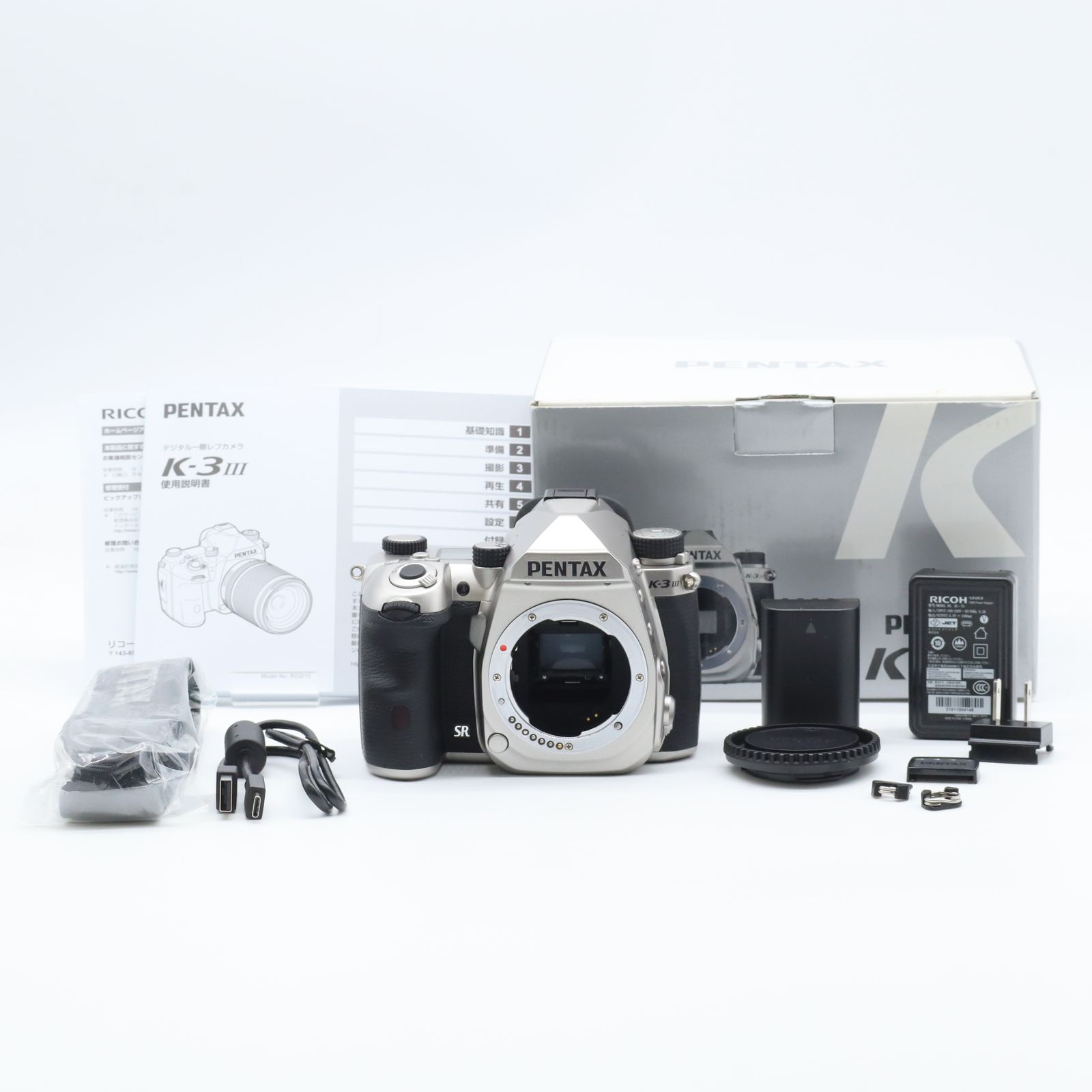 ショット数2,568】PENTAX K-3 Mark III ボディ シルバー｜APS-C