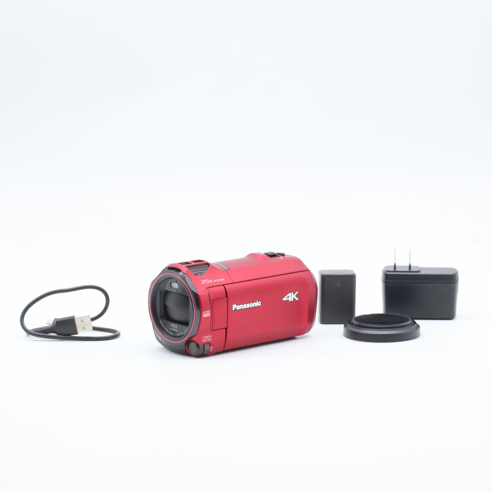 Panasonic HC-VX992M-R アーバンレッド｜4Kビデオカメラ｜高性能手ブレ補正・高画質撮影 パナソニック【中古】