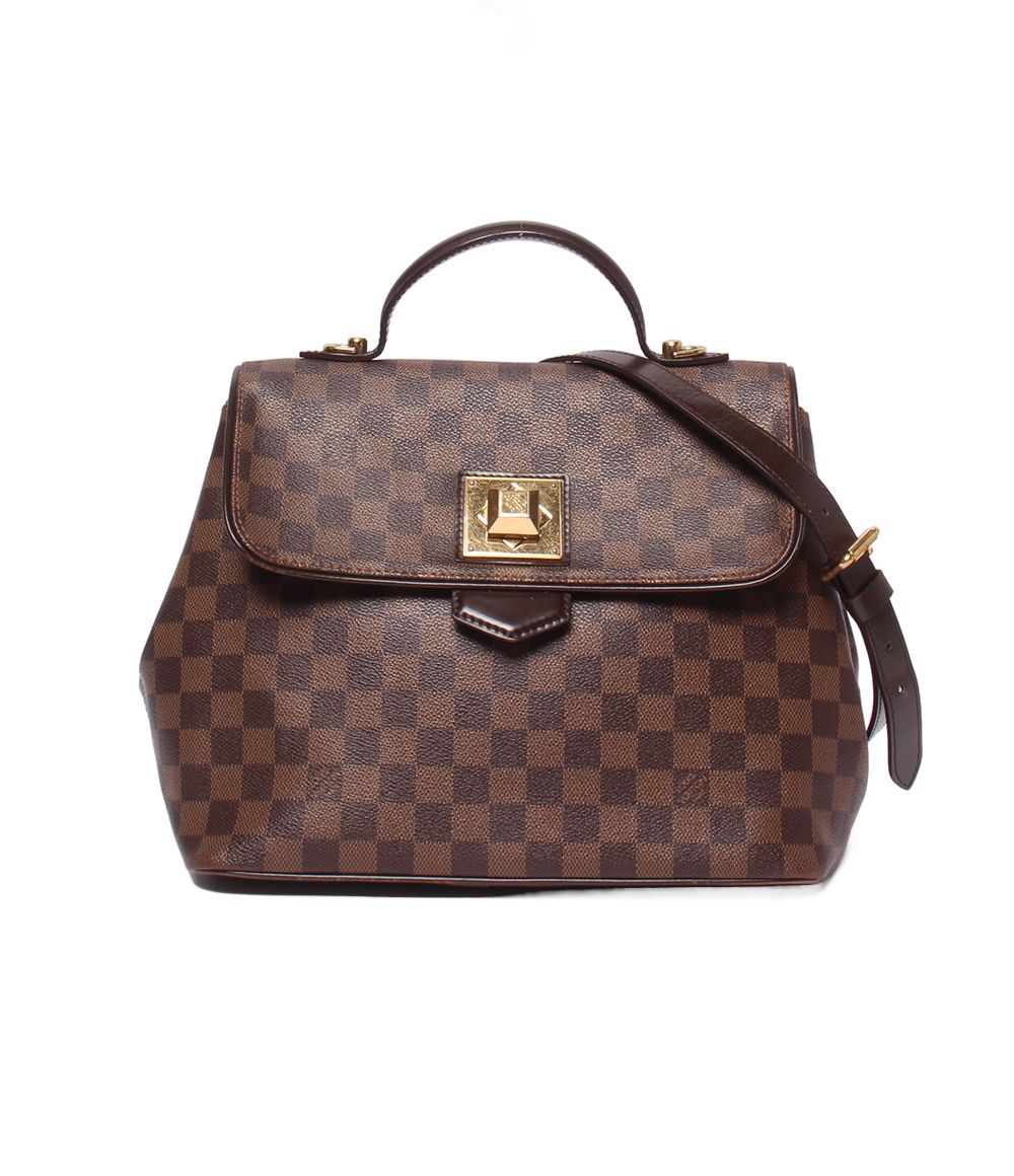 ルイ・ヴィトン 2way ハンドバッグ ショルダーバッグ 肩掛け ベルガモMM ダミエ エベヌ N41168 レディース LOUIS VUITTON