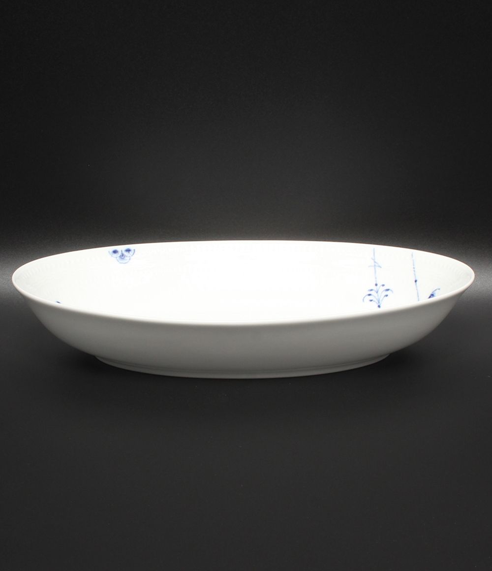 美品 ロイヤルコペンハーゲン オーバルディッシュ 皿 27cm ブルーパル