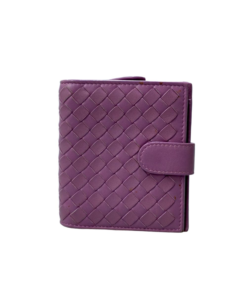 ボッテガ・ヴェネタ 二つ折り財布 イントレチャート レディース BOTTEGA VENETA