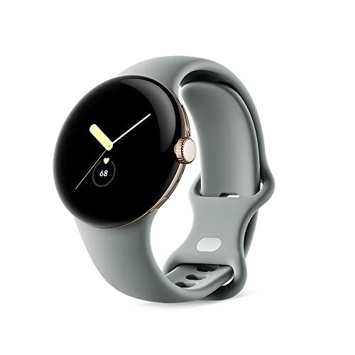 Google グーグル Pixel Watch Champagne Gold ステンレス ケース / Hazel アクティブ バンド(Wifi)GA04123-TW 小i b2fbcac5