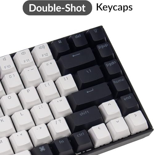 【国内正規品】Keychron K2 Version2 ホットスワップ対応ワイヤレス・ゲーミングメカニカルキーボード84キー/USレイアウト/White LEDライト/ダブルショットキーキャップ/Gateron G Proメカニカルスイッチ/ 1d2ec523