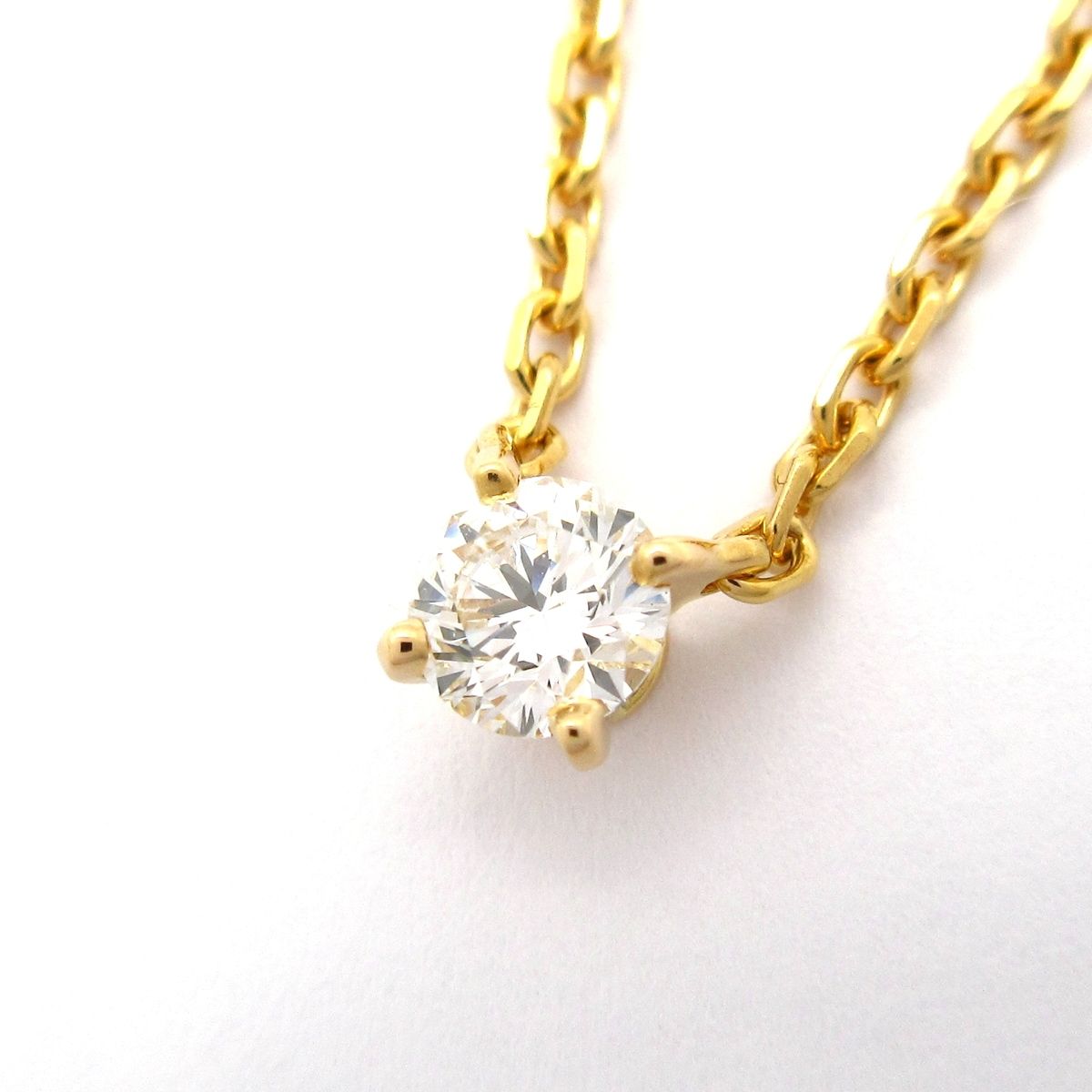 Cartier(カルティエ) ネックレス新品同様 ラブサポート K18YG×ダイヤモンド 1Pダイヤ/0.29カラット/CUT:Very Good/CLARITY:VVS2/COLOR:G