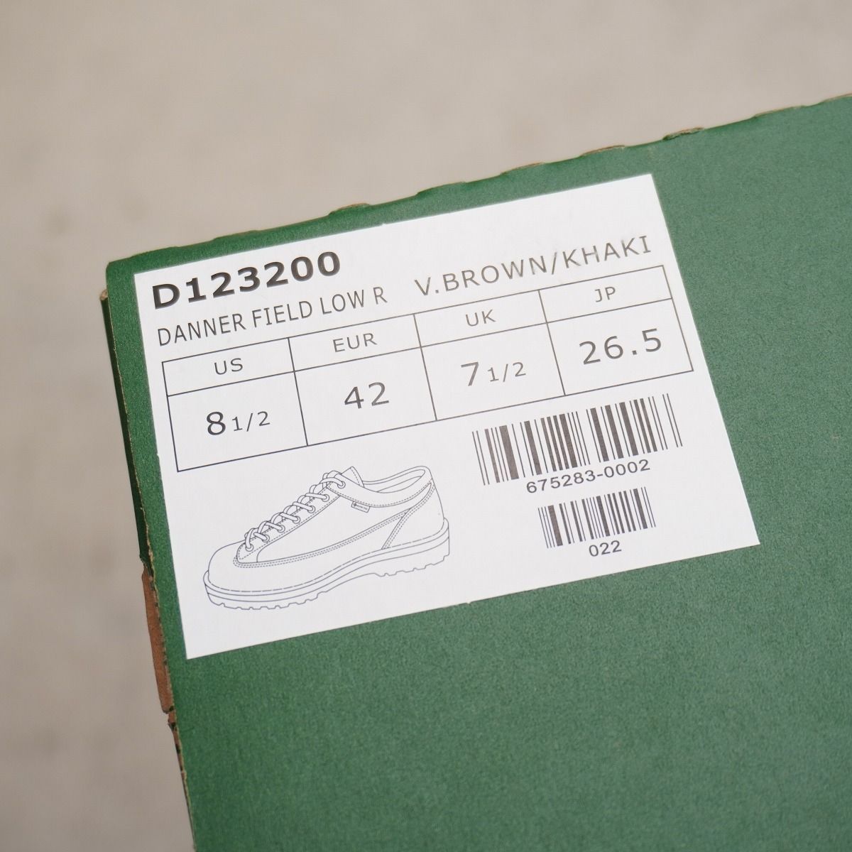美品 DANNERダナー FIELD LOW R ダナー フィールド ロー ジッパー
