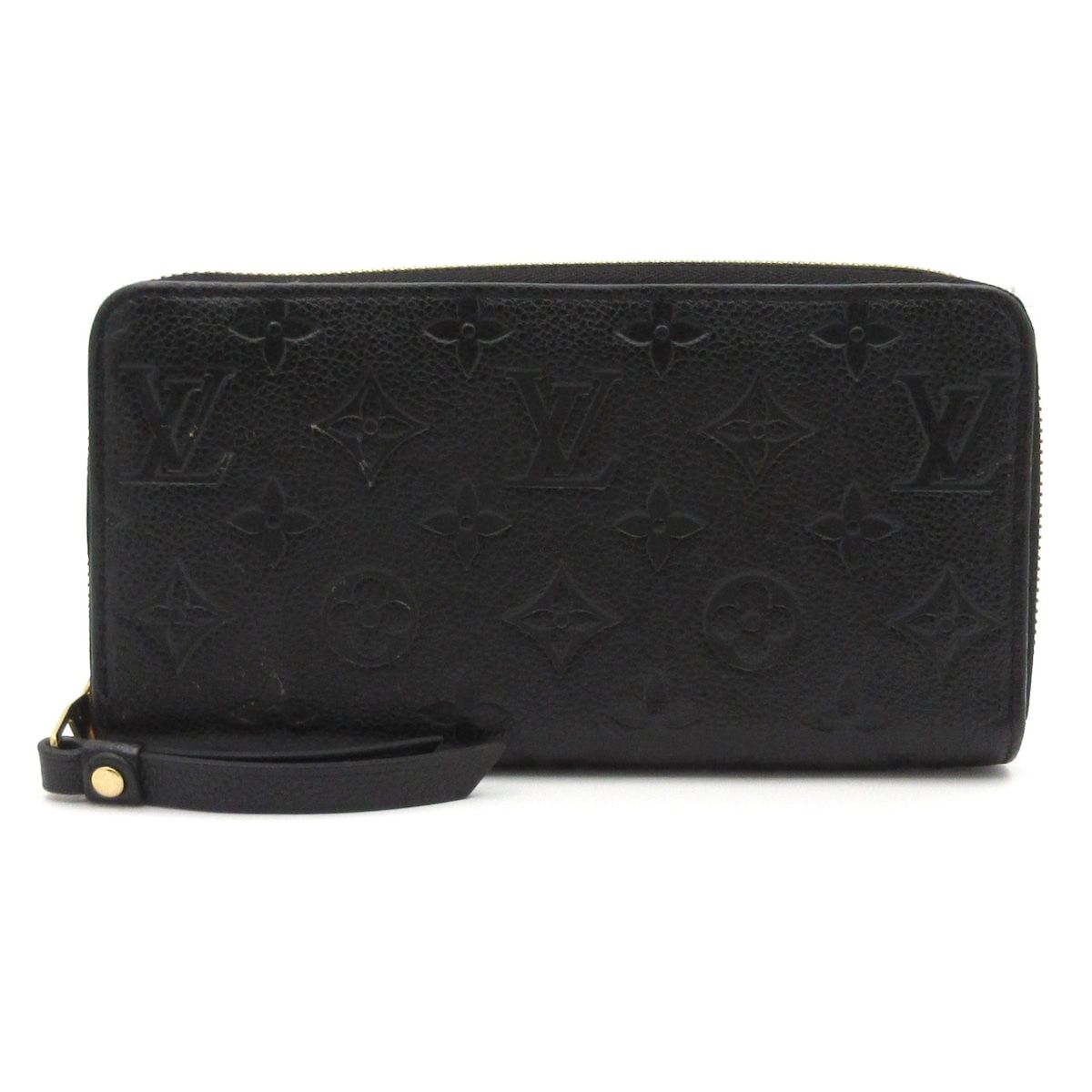 LOUIS VUITTON(ルイヴィトン) 長財布 モノグラム・アンプラント ジッピーウォレット M61864 ノワール レザー