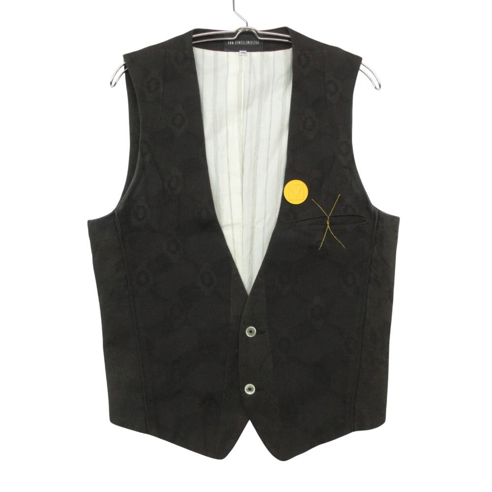 ANN DEMEULEMEESTER 2012SS ローゲージ ベスト XS ANN DEMEULEMEESTER アンドゥムルメステール ベスト 17SS 花柄ベスト