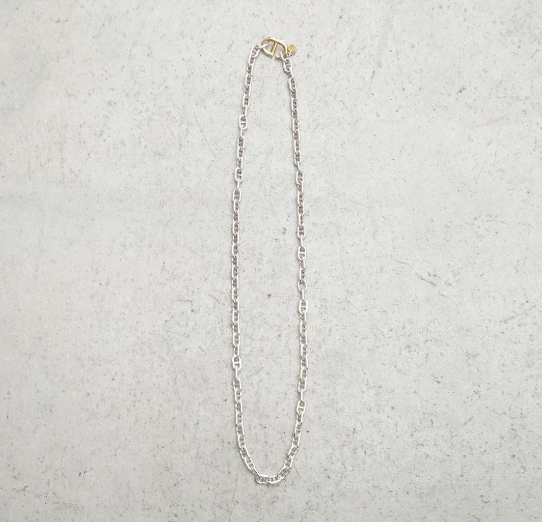 美品 H'eres ヒアーズ GEN NEUTRAL MIX NECKLACE アンカー マリーナ