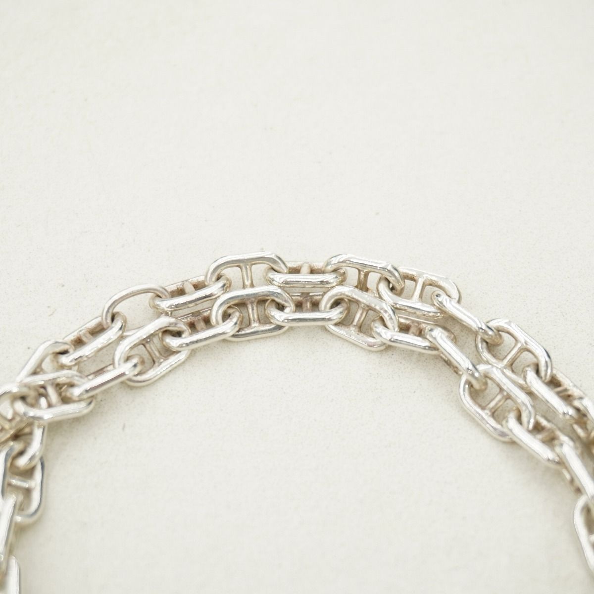 美品 H'eres ヒアーズ GEN NEUTRAL MIX NECKLACE アンカー マリーナ