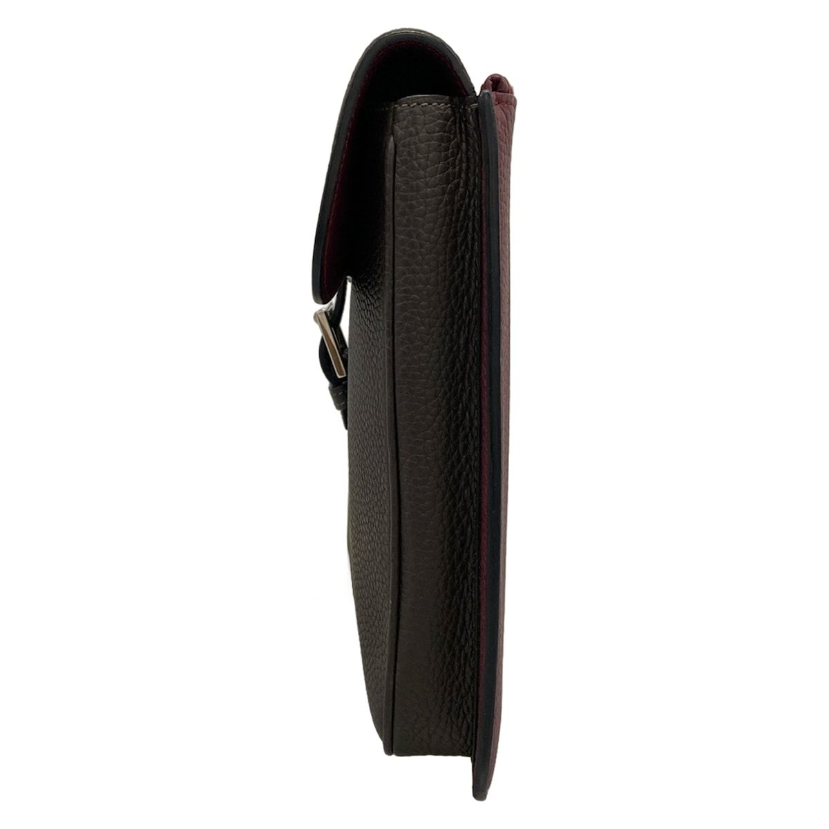 MOYNAT(モワナ) セカンドバッグ美品 - ダークブラウン×ボルドー クラッチバッグ レザー