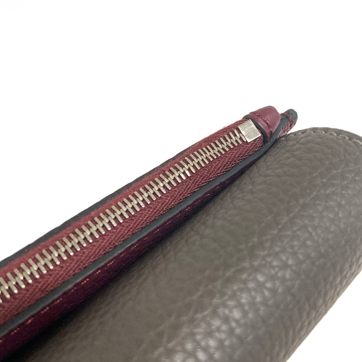 MOYNAT(モワナ) セカンドバッグ美品 - ダークブラウン×ボルドー クラッチバッグ レザー
