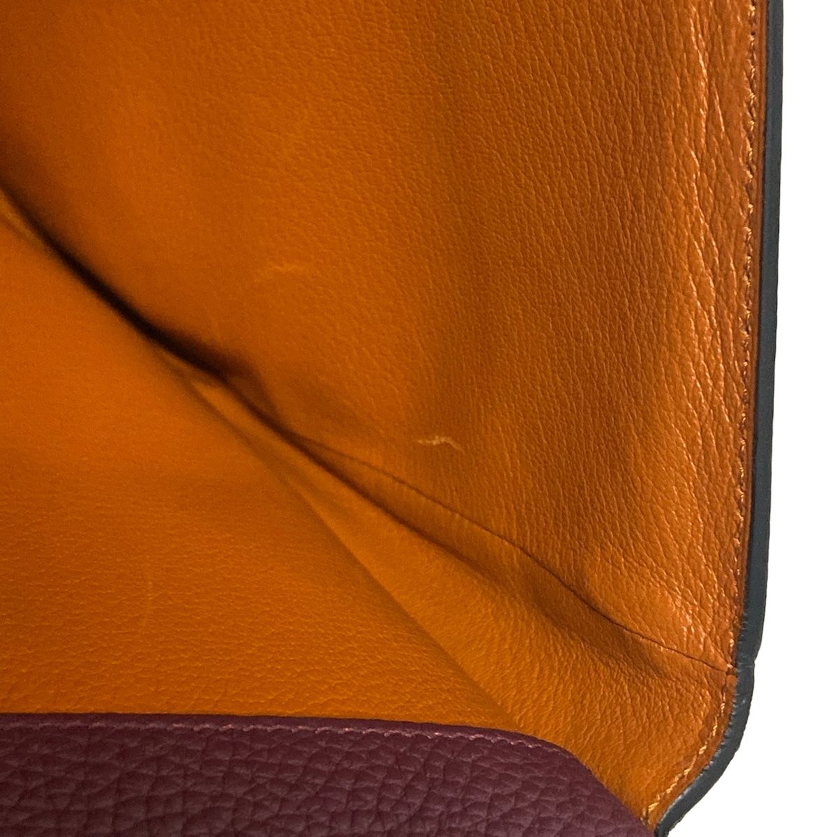 MOYNAT(モワナ) セカンドバッグ美品 - ダークブラウン×ボルドー クラッチバッグ レザー