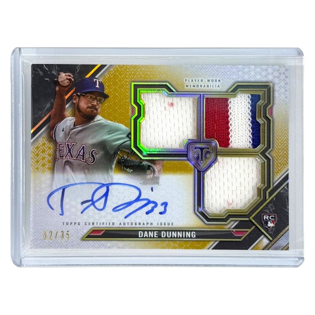 TOPPS MLBカード TRIPLE THREADS DANE DUNNING TEXAS RANGERS /35 #RFPAR-DD 送料無料 中古 IT1 TOPPS MLBカード TRIPLE THREADS DANE DUNNING TEXAS RANGERS /35