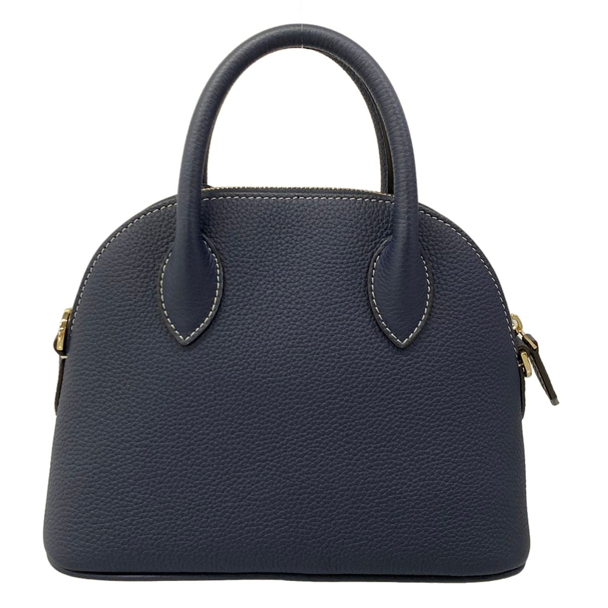 BONAVENTURA(ボナベンチュラ) ハンドバッグ美品 エマバッグ ネイビー 