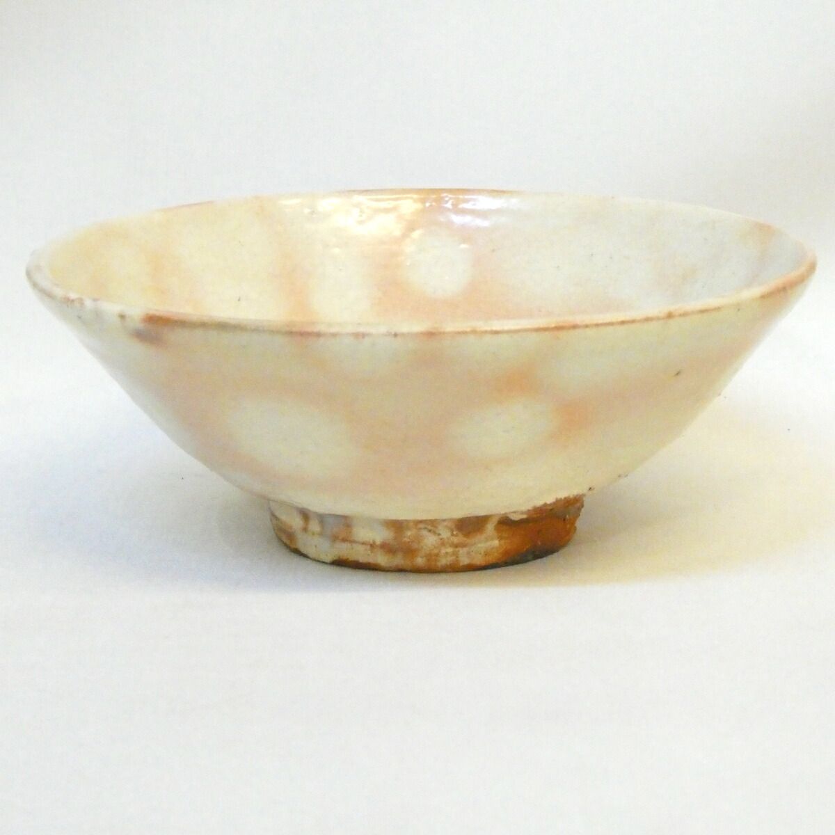 七月の特売品】 桂泉山 片山萩月作萩焼 平茶碗 茶道具【中古 美品