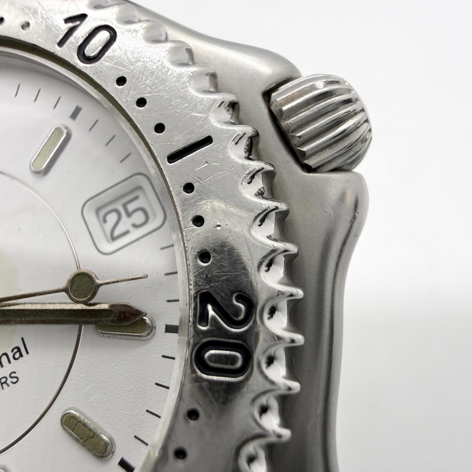 TAG HEUER タグホイヤー プロフェッショナル 200m S99.006K ホワイト