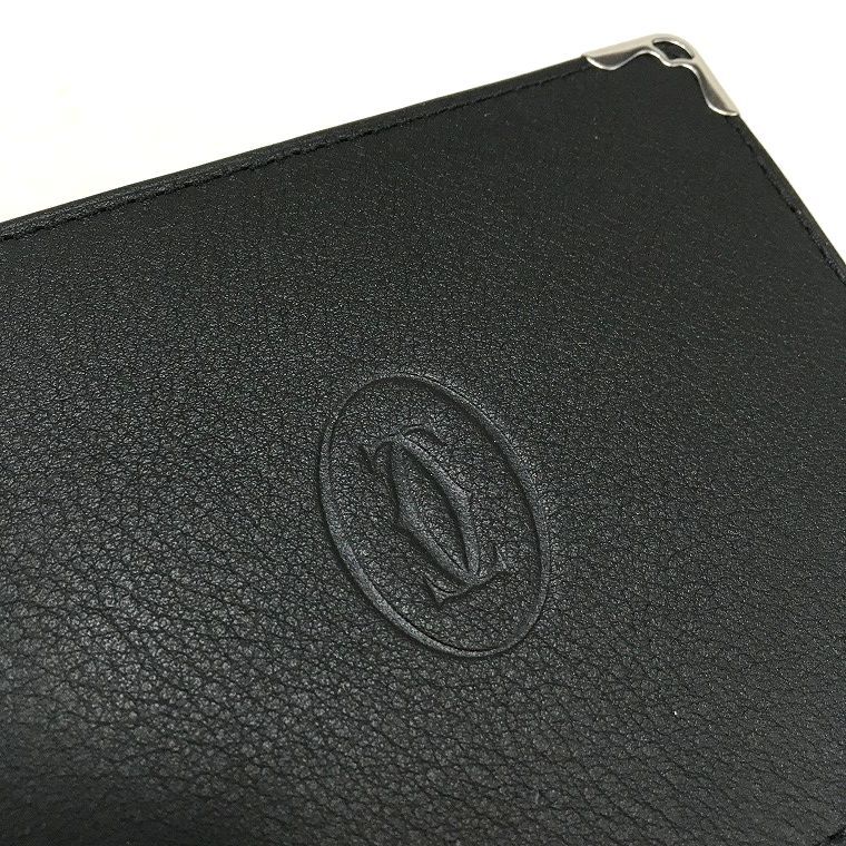 未使用品 Cartier マネークリップ CRL3001371 マストライン ブラック