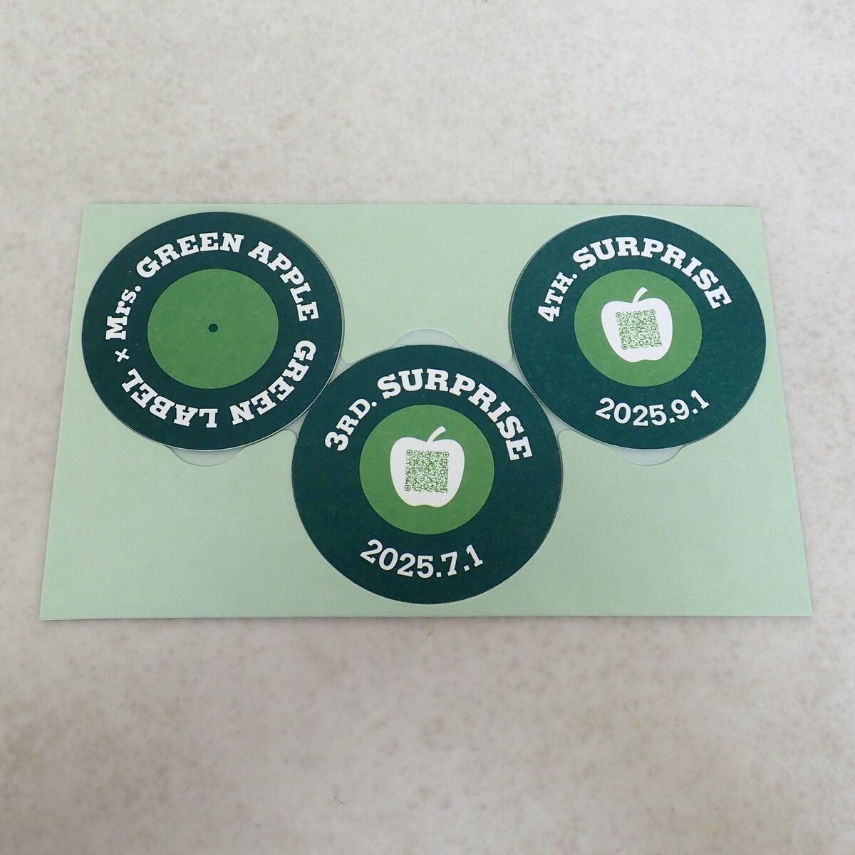 ◇Mrs.GREEN APPLE × KIRIN GREEN LABEL SURPRISE GREEN BOX 1ST