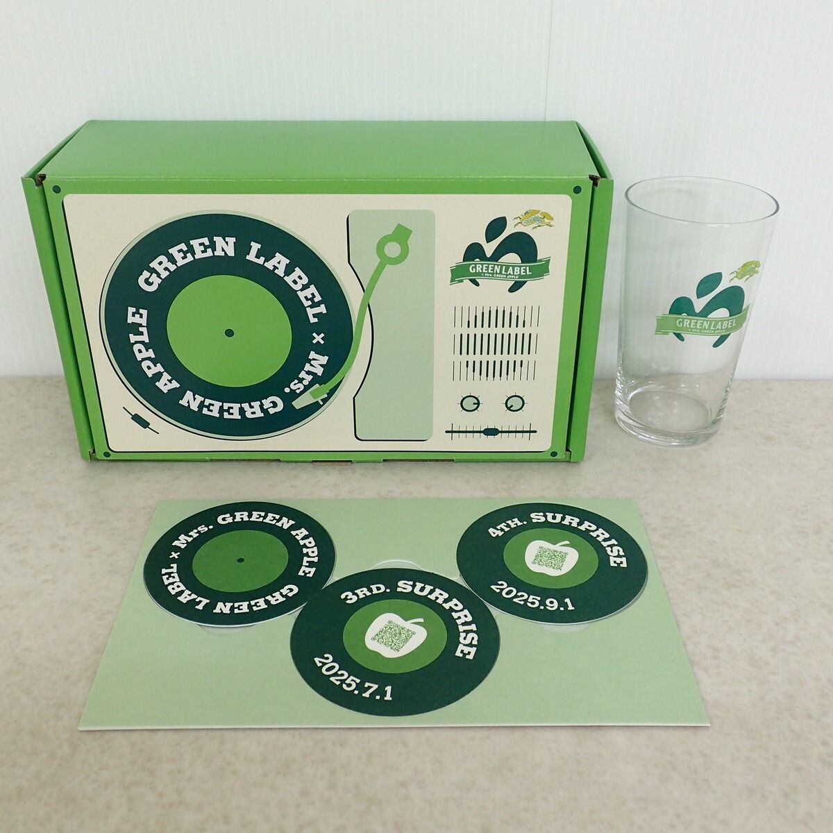 本日発送★キリン SURPRISE GREENBOX ミセスグリーンアップル ◇Mrs.GREEN APPLE × KIRIN GREEN LABEL SURPRISE GREEN BOX 1ST