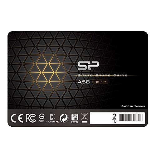 シリコンパワー 2TB SSD 3D NAND A58 パフォーマンスブースト SATA III 2.5インチ 7mm 内蔵SSD SP002TBSS3A58A25i 21acd6fa
