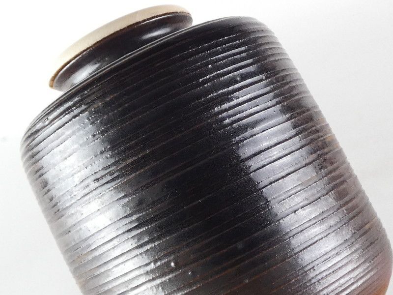 渡辺伸治 大名物「円乗坊肩衝写茶入」共箱 保証品 茶道具 tc2 - メルカリ