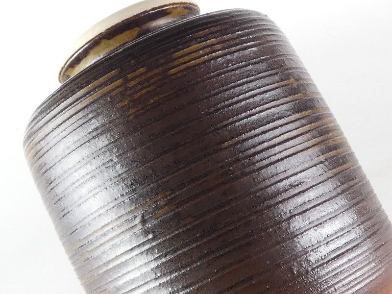 渡辺伸治 大名物「円乗坊肩衝写茶入」共箱 保証品 茶道具 tc2 - メルカリ