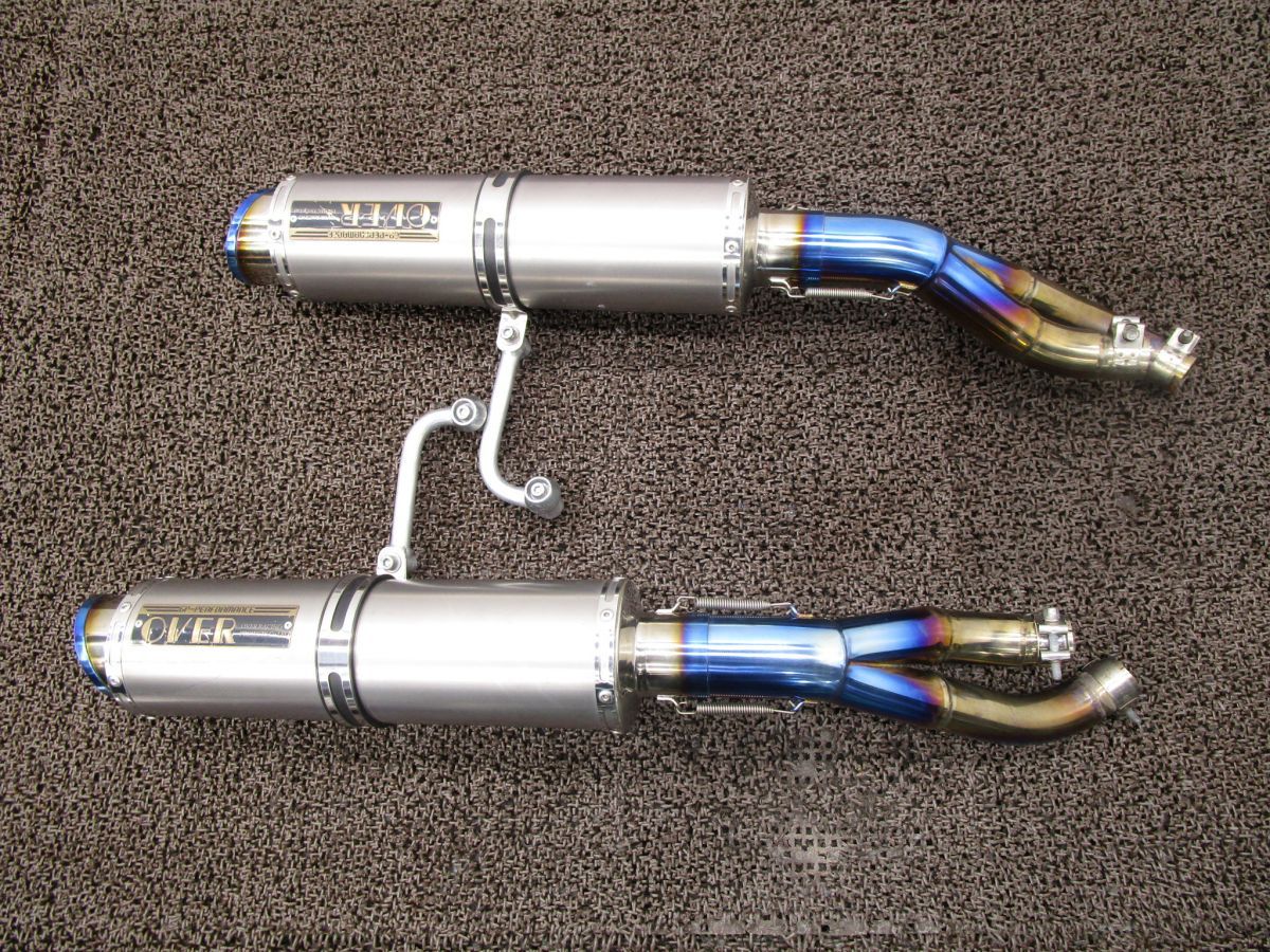 V-MAX 社外 OVER サイレンサー ■B9679！マフラー 2WE カスタム素材に ヤマハ 【 2WE 】 Vmax キャブ車 逆車