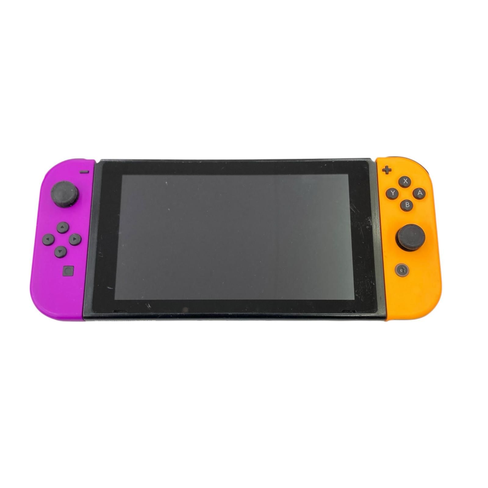 186000 動作確認済み Nintendo 任天堂 ニンテンドウ Nintendo Switch ニンテンドースイッチ ネオンパープル ネオンオレンジ