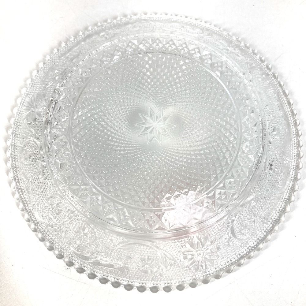 Baccarat バカラ お皿 アラベスク デザートプレート ガラス クリア