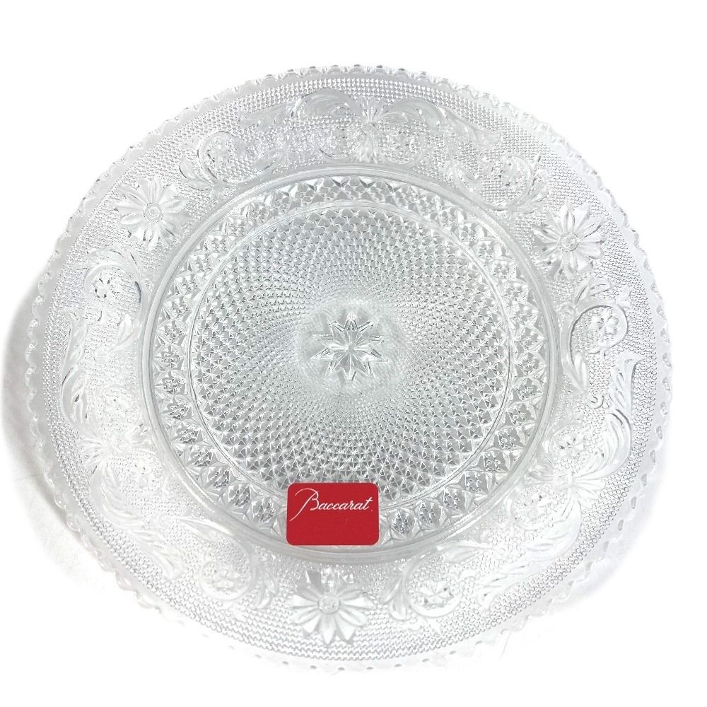 Baccarat バカラ お皿 アラベスク デザートプレート ガラス クリア