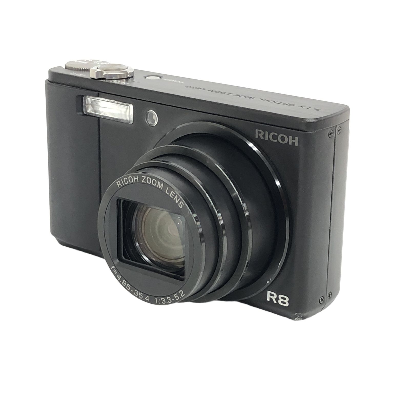 RICOH リコー R8 コンパクトデジタルカメラ ブラック デジカメ 充電機付 訳有 N11460638
