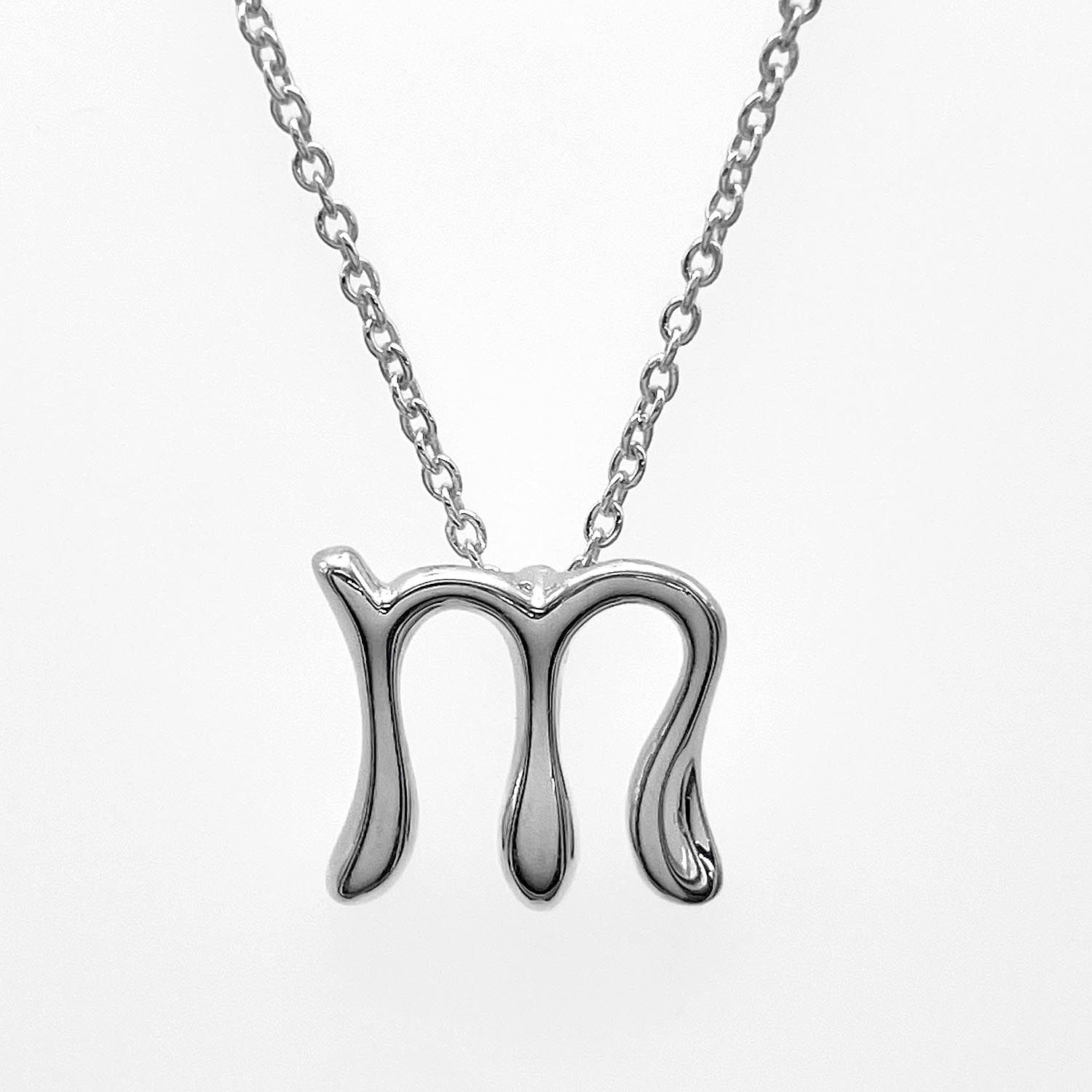 TIFFANY&Co. ティファニー レター M イニシャル ネックレス
