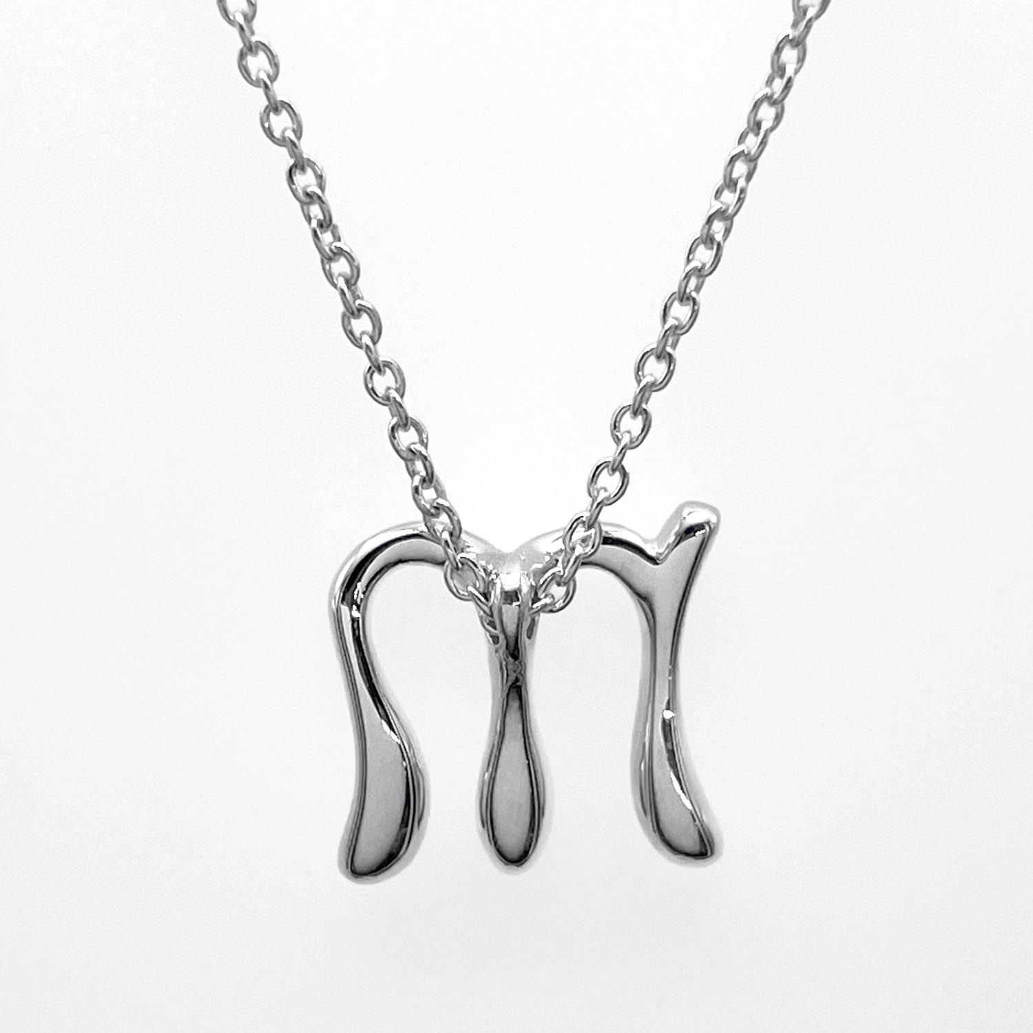 TIFFANY&Co. ティファニー レター M イニシャル ネックレス
