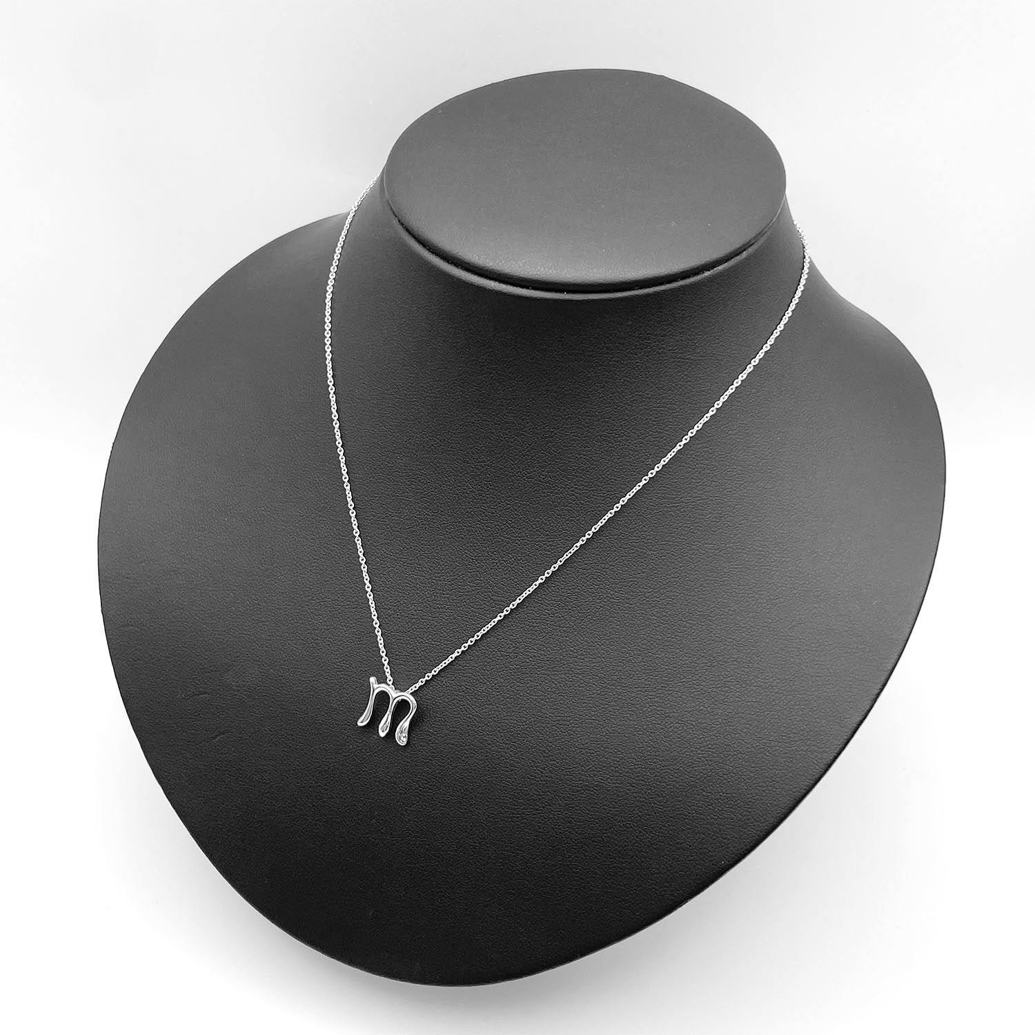 TIFFANY&Co. ティファニー レター M イニシャル ネックレス