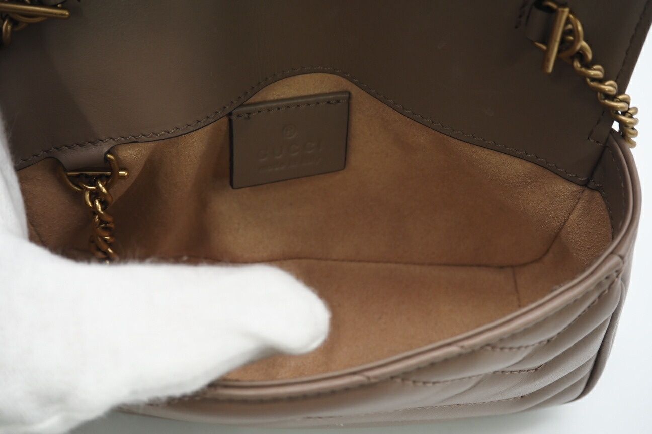☆3日以内返品可☆ 美品 GUCCI グッチ GGマーモント レザー 
