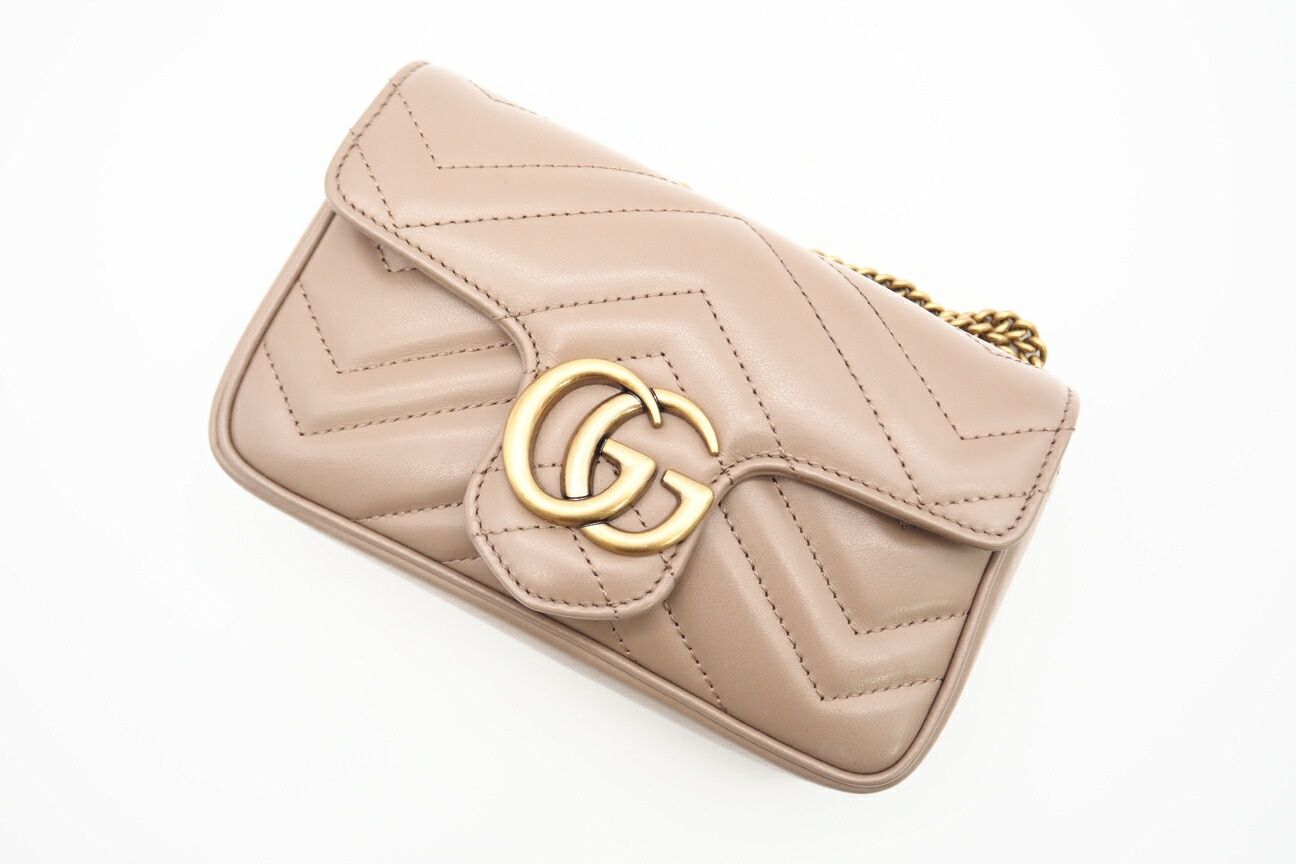 ☆3日以内返品可☆ 美品 GUCCI グッチ GGマーモント レザー 
